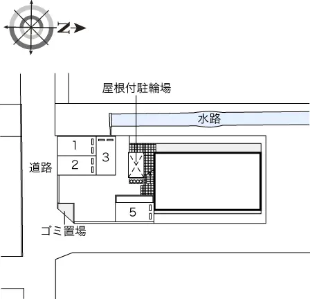 ★手数料０円★八尾市明美町　月極駐車場（LP）